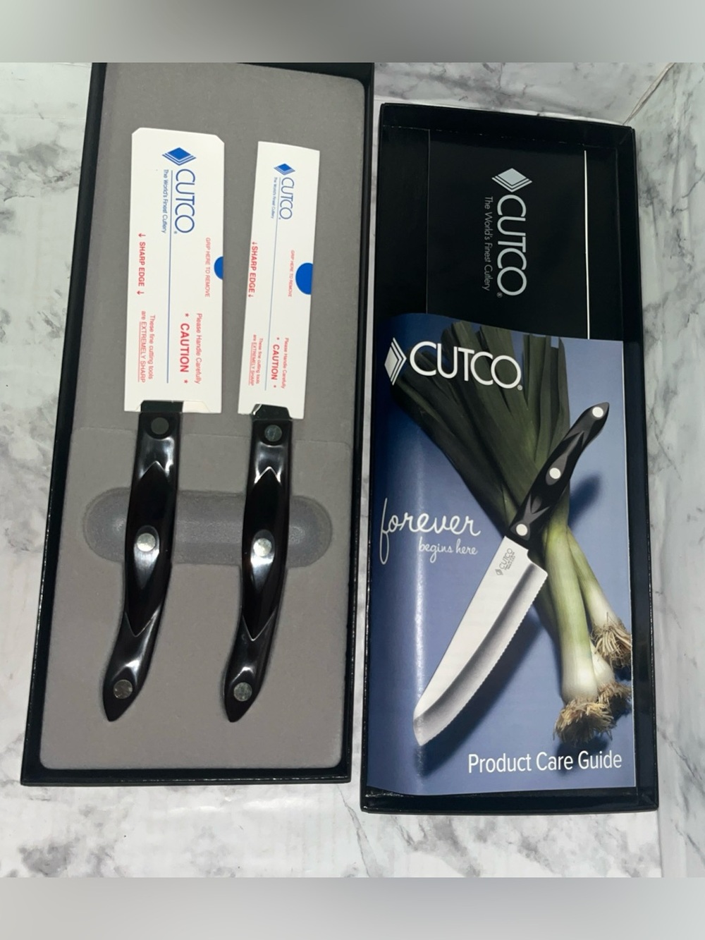 2 CUTCO Knives Spatula Spreader Knife Set 1721 1768 Realtor Complimentary New